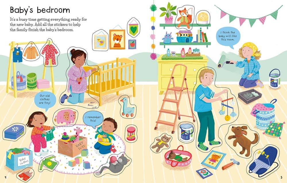 First Sticker Book: The New Baby