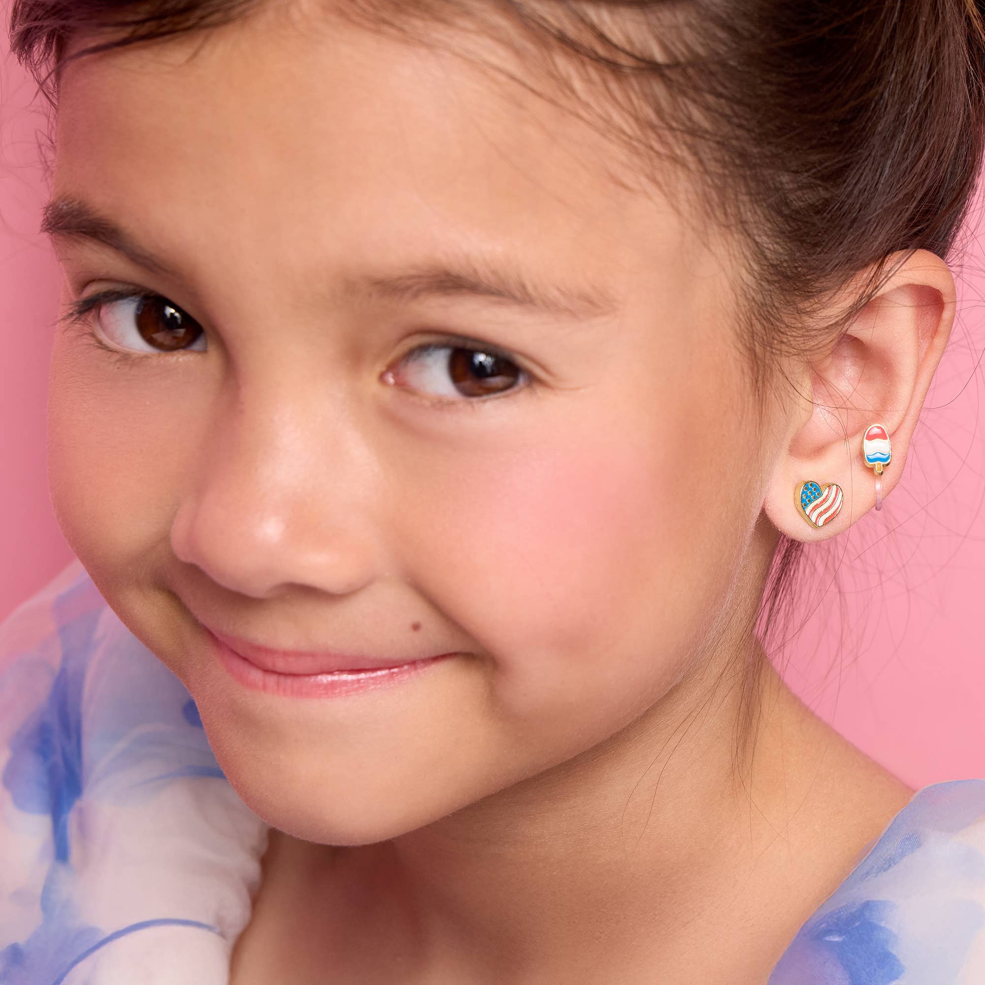 Heart of the USA Cutie Stud Earrings