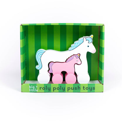 Unicorn Big &amp; Little Wooden Roller