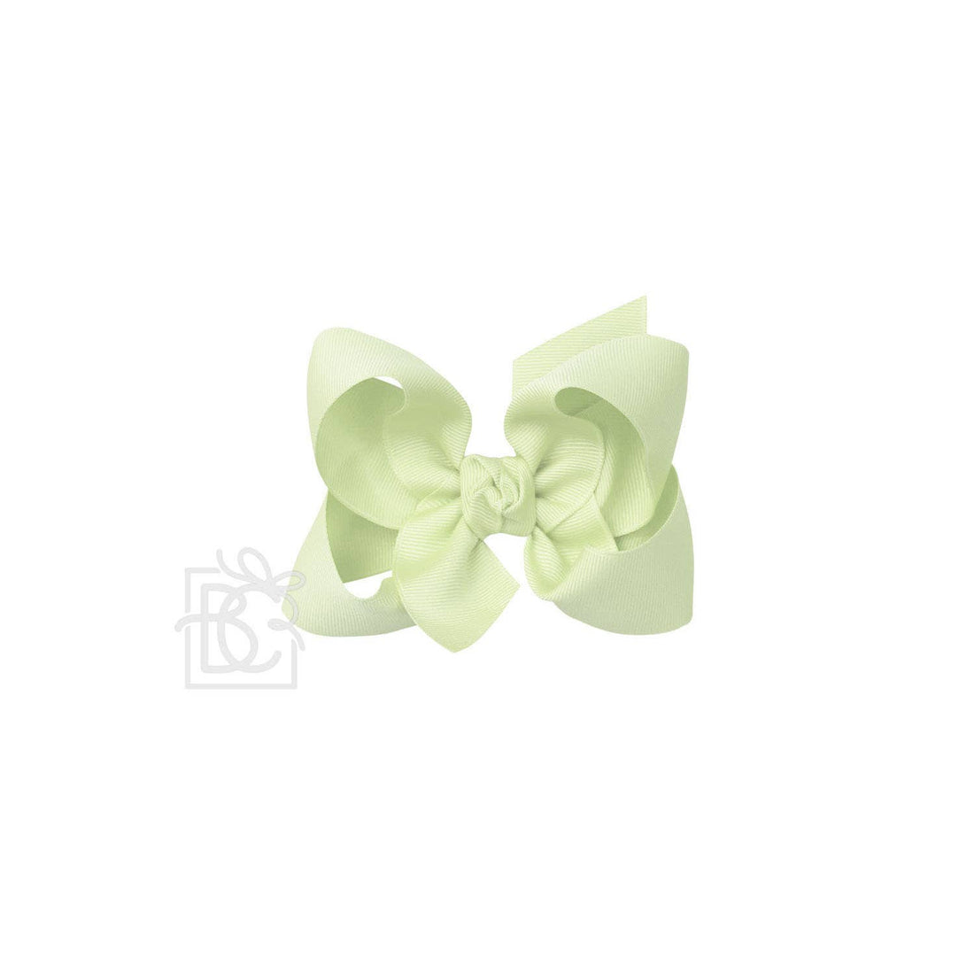 4.5&quot; Hairbow on Alligator Clip: Sage