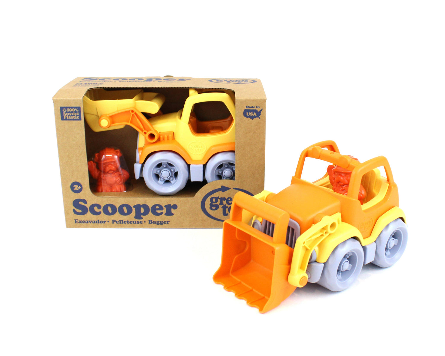 Green Toys  Construction Trucks - Scooper (Front End Loader)