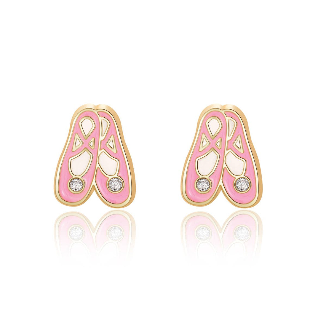 Ballet Slippers Cutie Stud Earrings for Girls