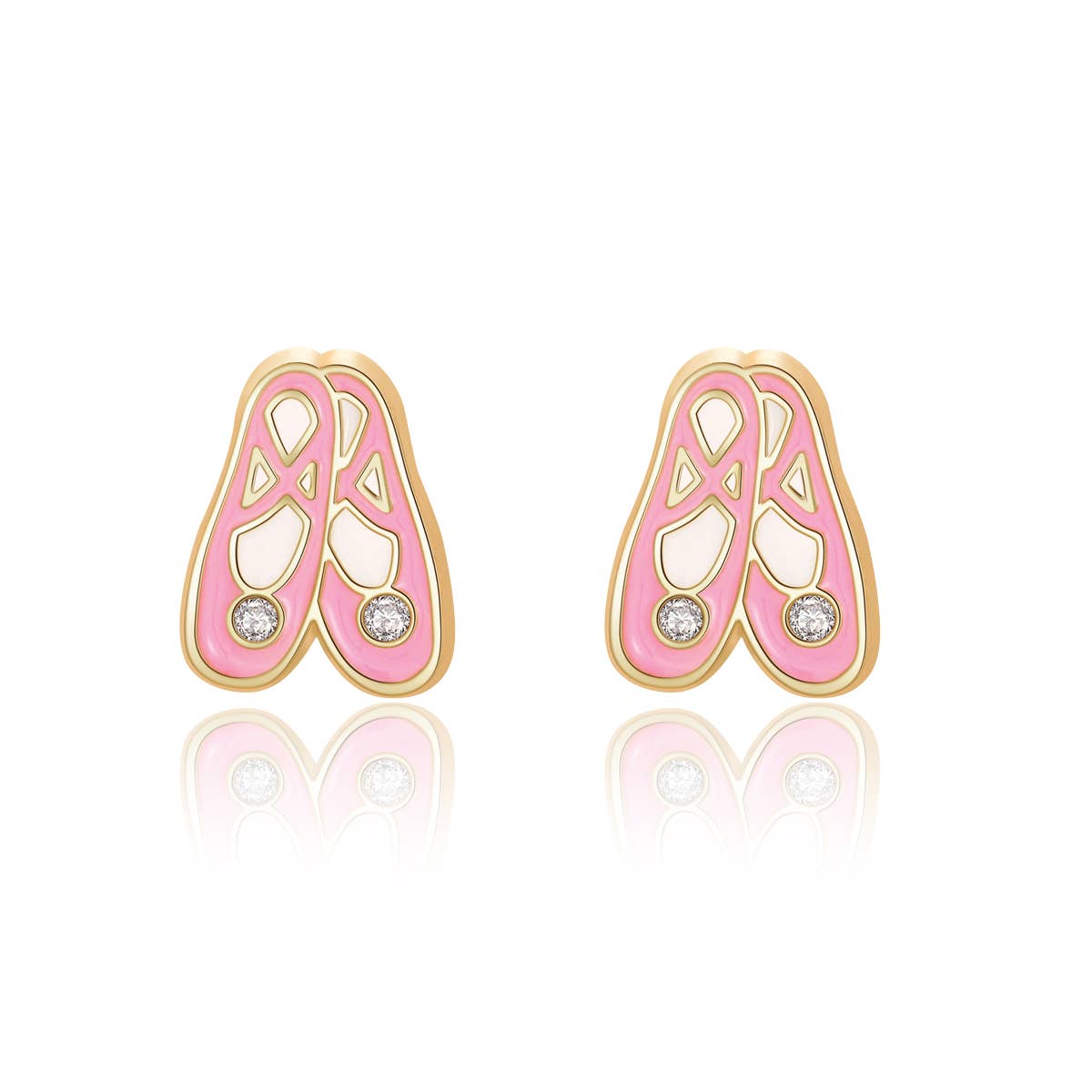 Ballet Slippers Cutie Stud Earrings for Girls