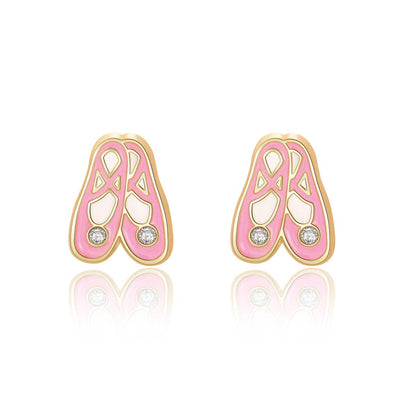 Ballet Slippers Cutie Stud Earrings