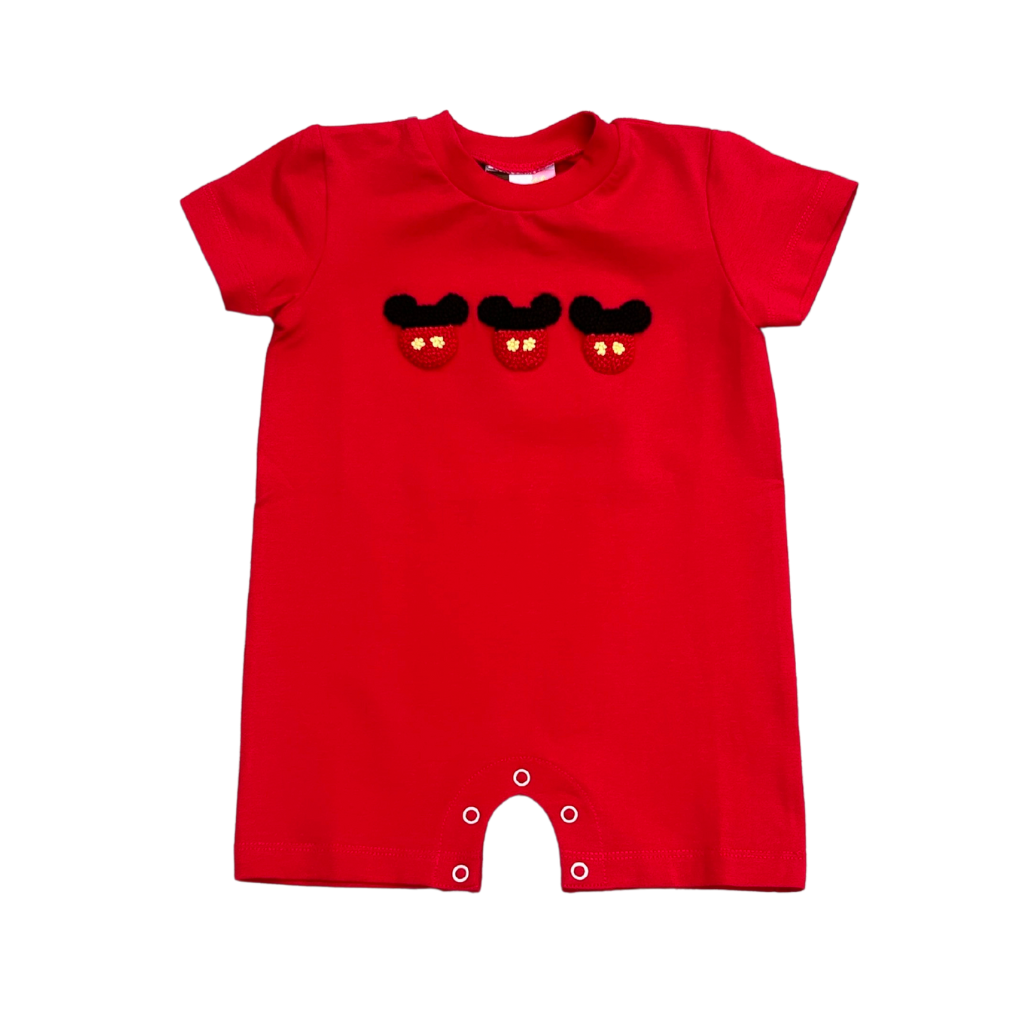 Mouse Ears Boys Romper