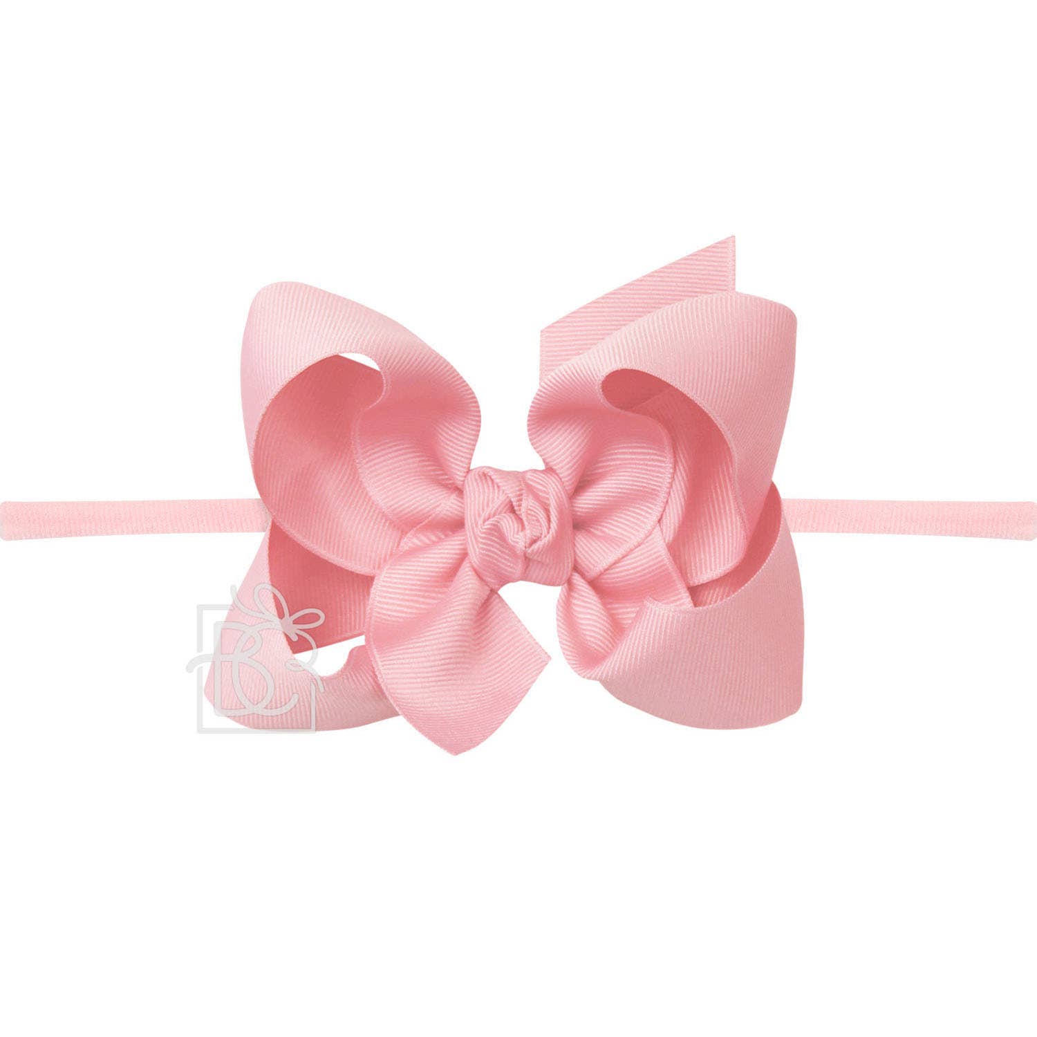 4.5&quot; Infant Headband Hairbow: Pink