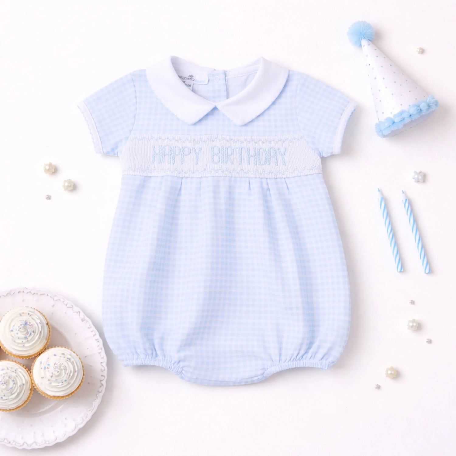 Birthday Classics Smocked Boy Bubble