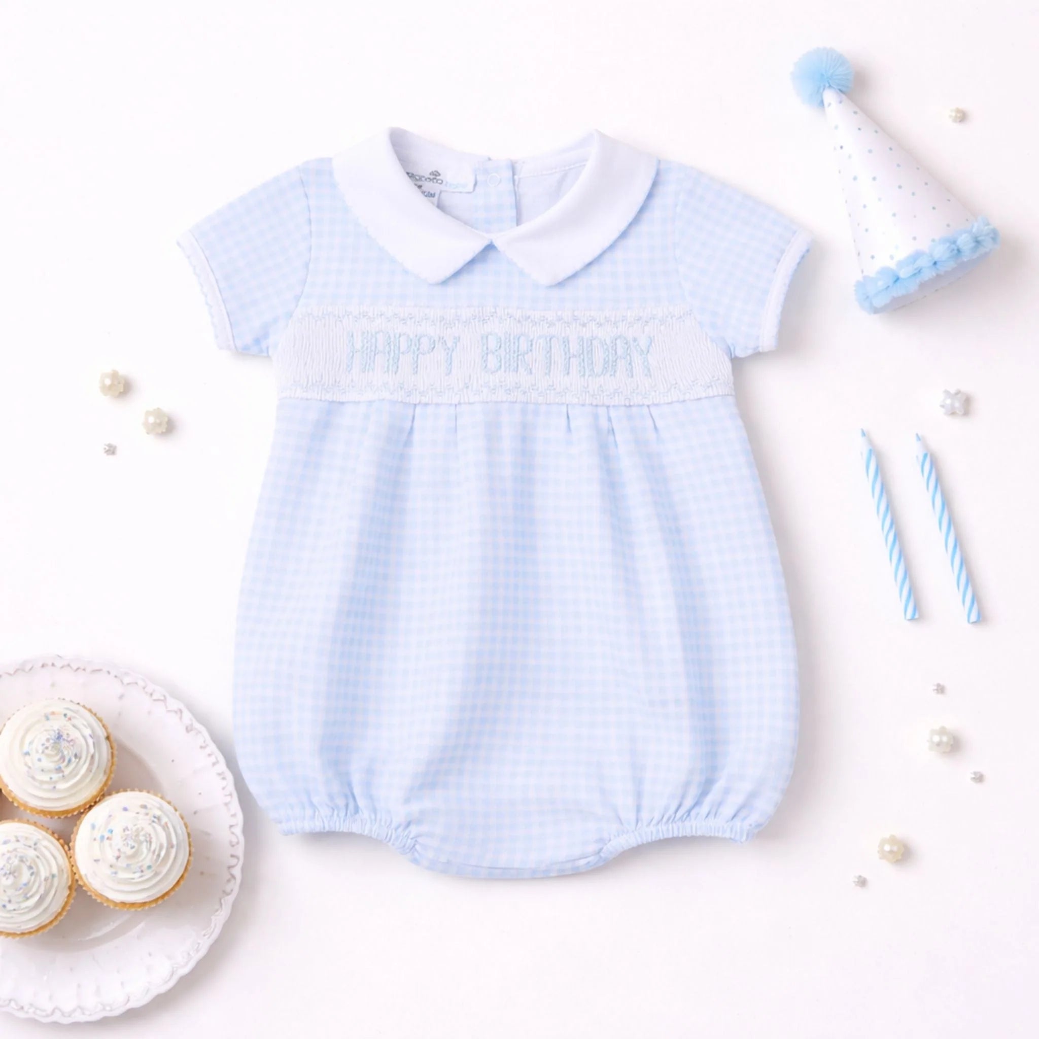 Birthday Classics Smocked Boy Bubble