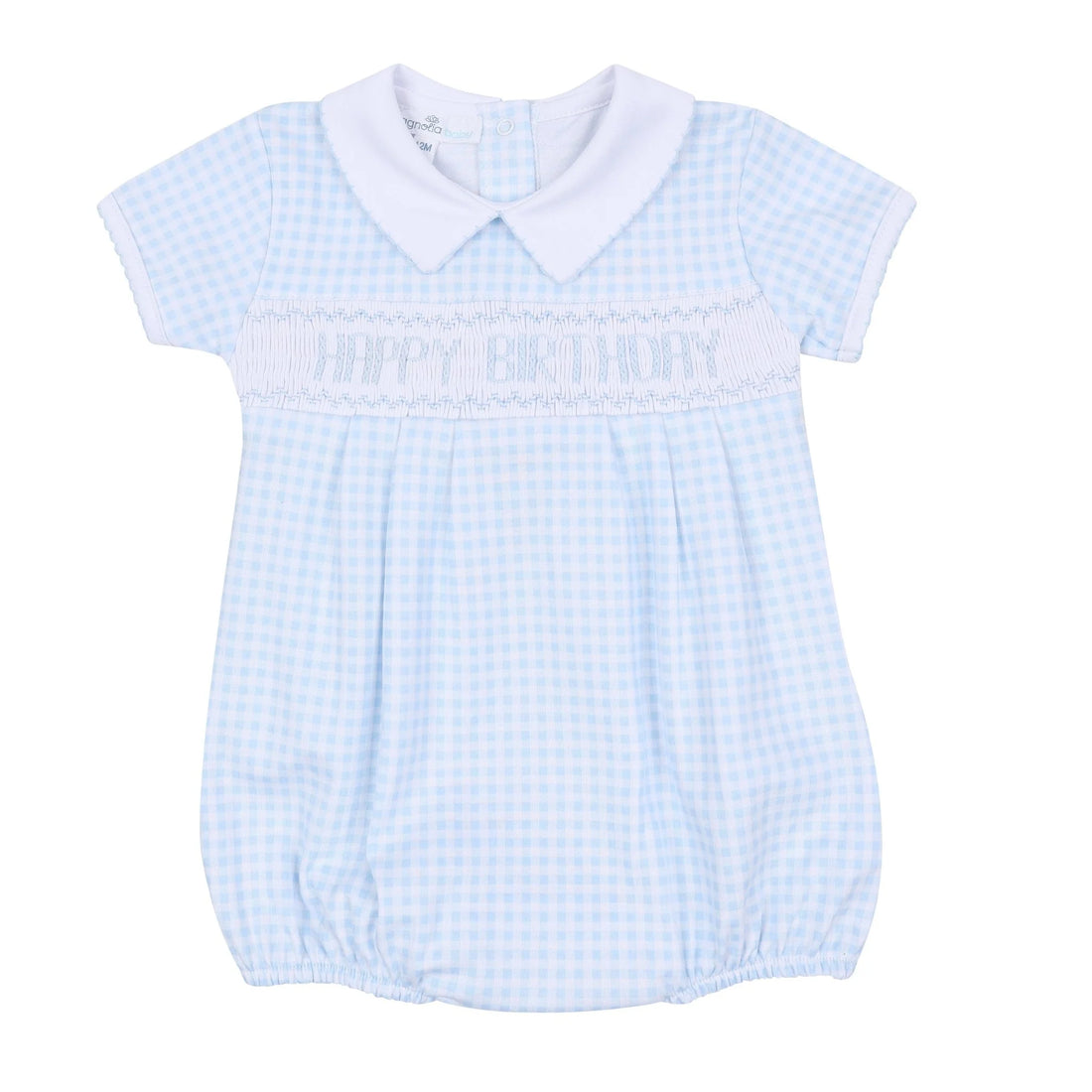 Birthday Classics Smocked Boy Bubble