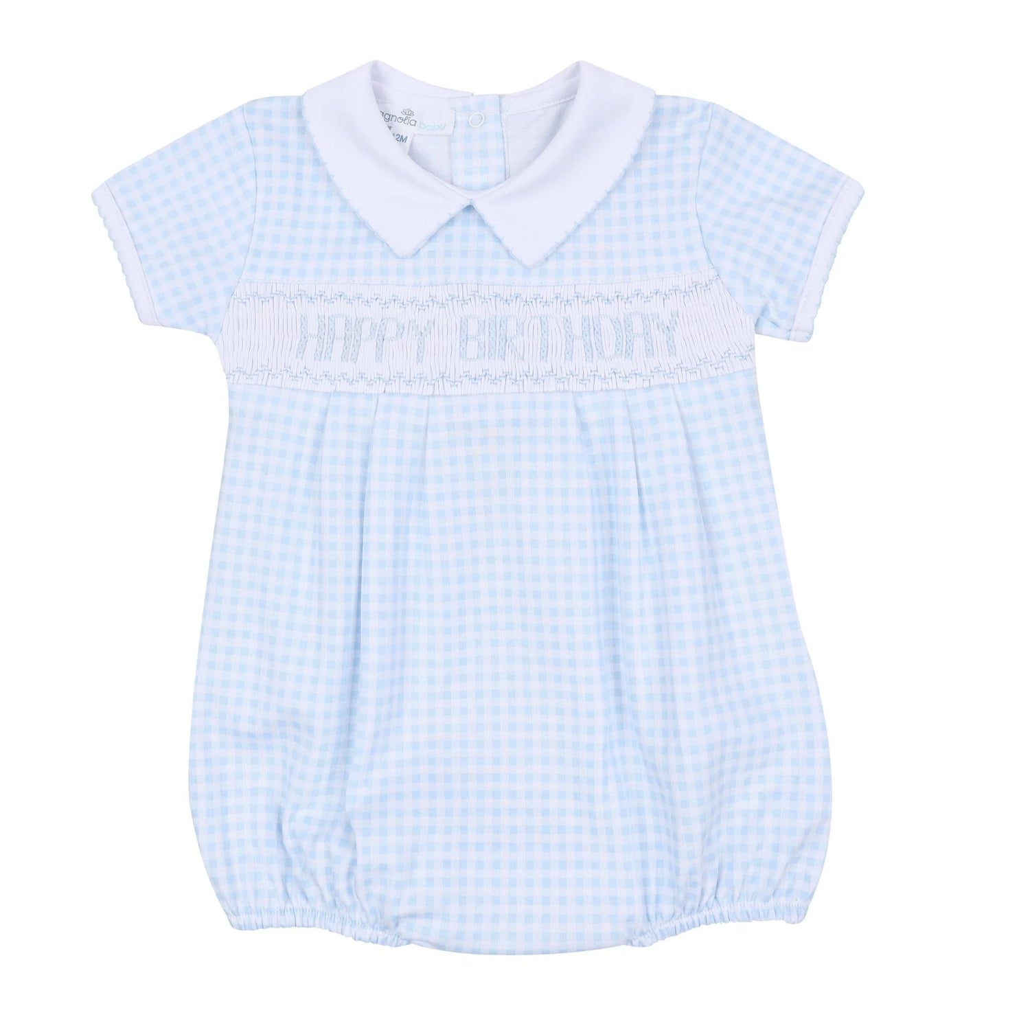 Birthday Classics Smocked Boy Bubble