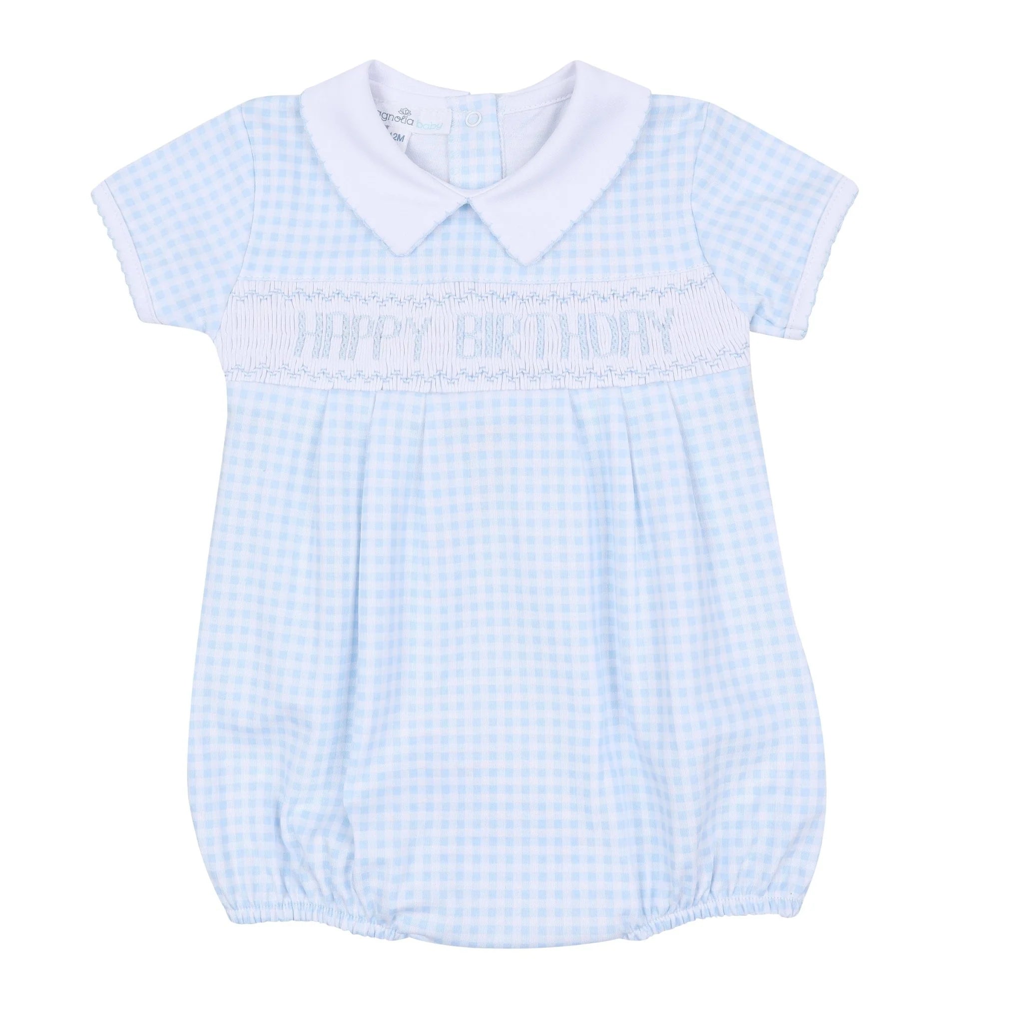 Birthday Classics Smocked Boy Bubble