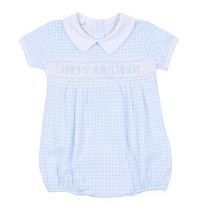 Birthday Classics Smocked Boy Bubble