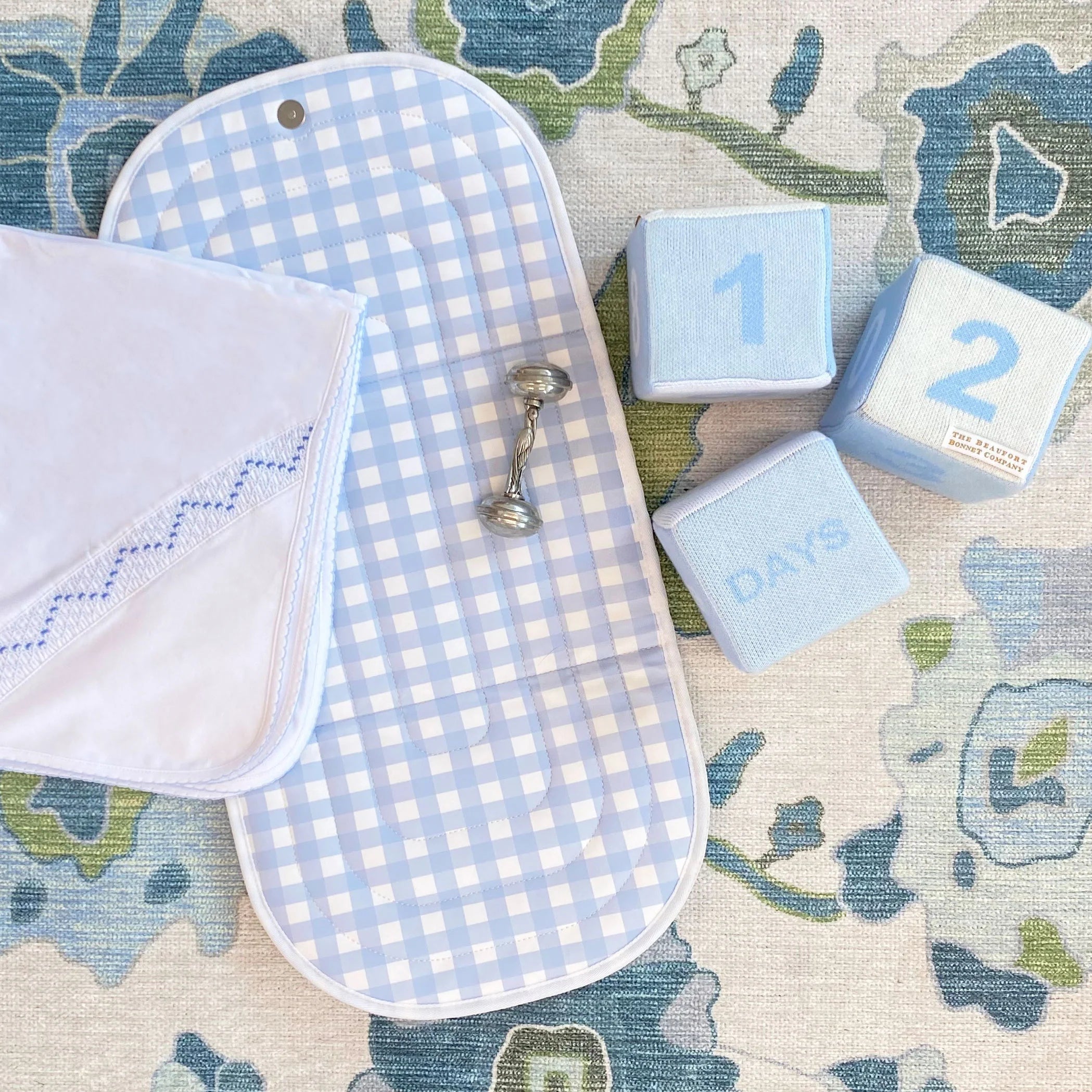 TBBC x Pluie Pret Changing Clutch: Buckhead Blue Gingham