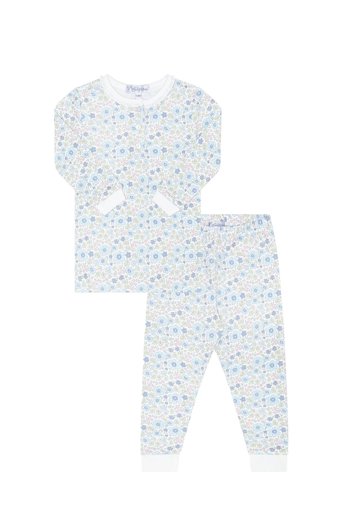 Blue Meadow Pajama Set