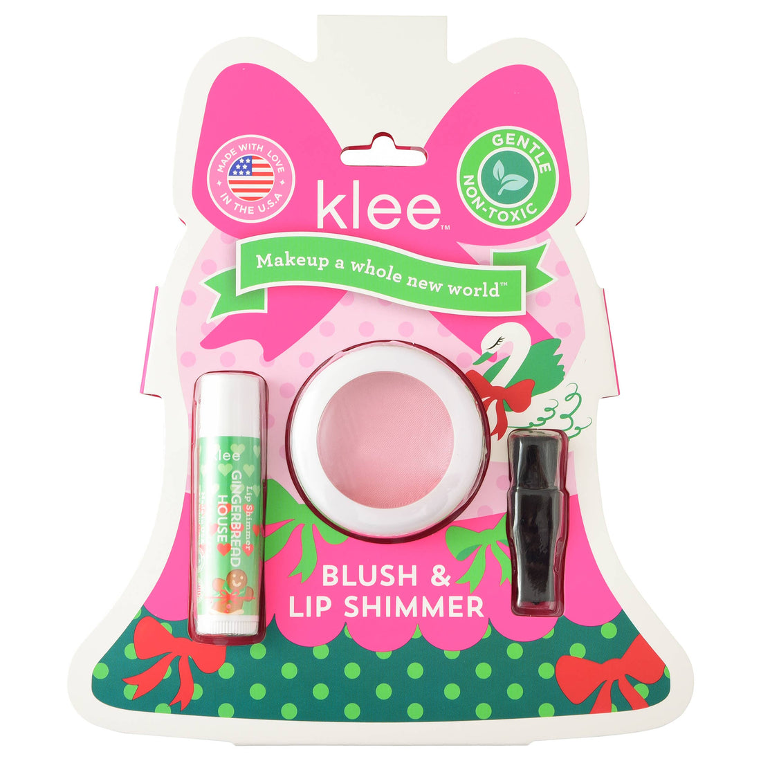 Holiday Blush and Lip Shimmer Set: Garland Pop