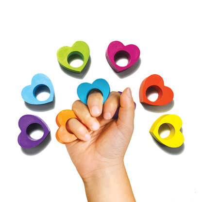 Heart Ring Crayons - Set of 6