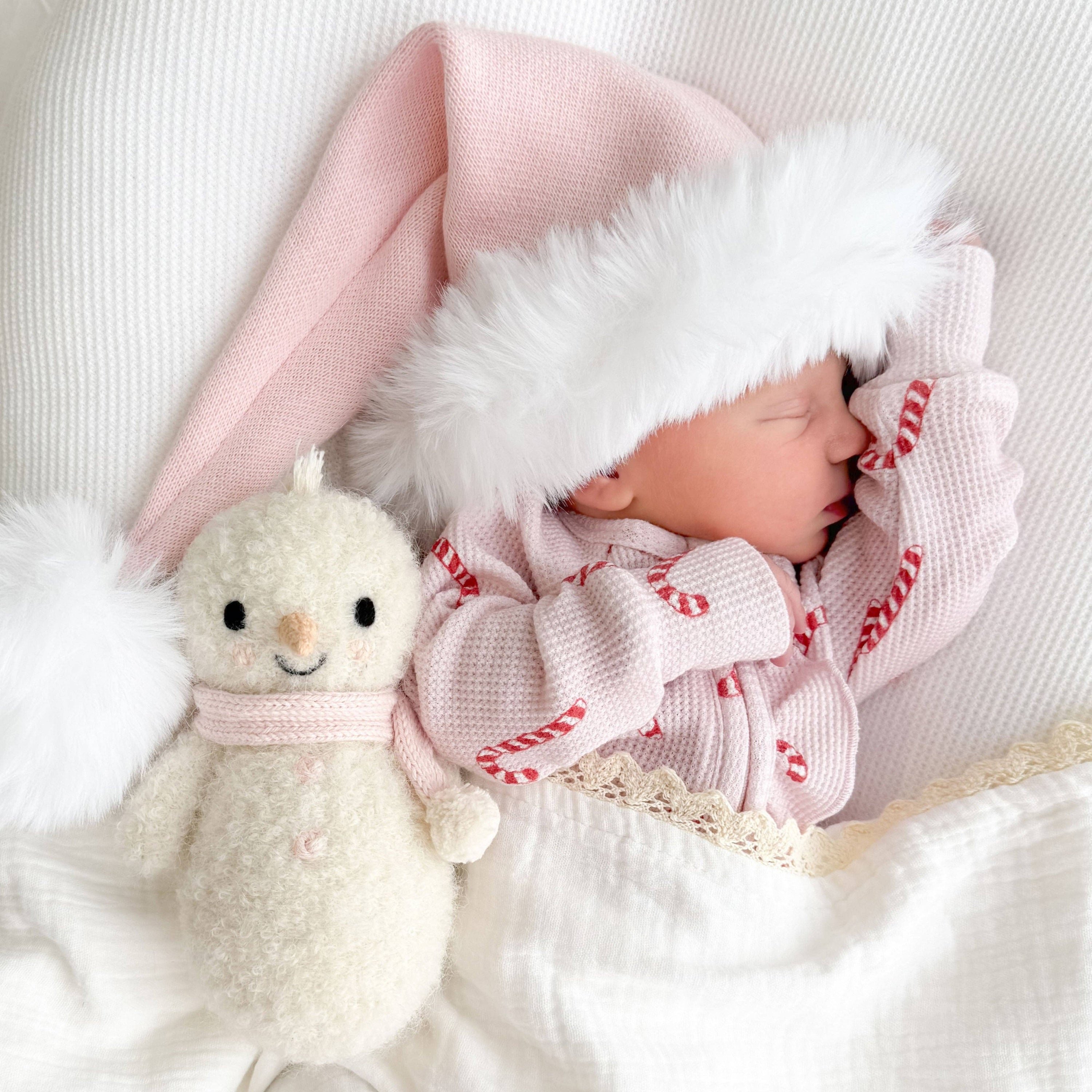 Cuddle + Kind Baby Snowman (Blush)