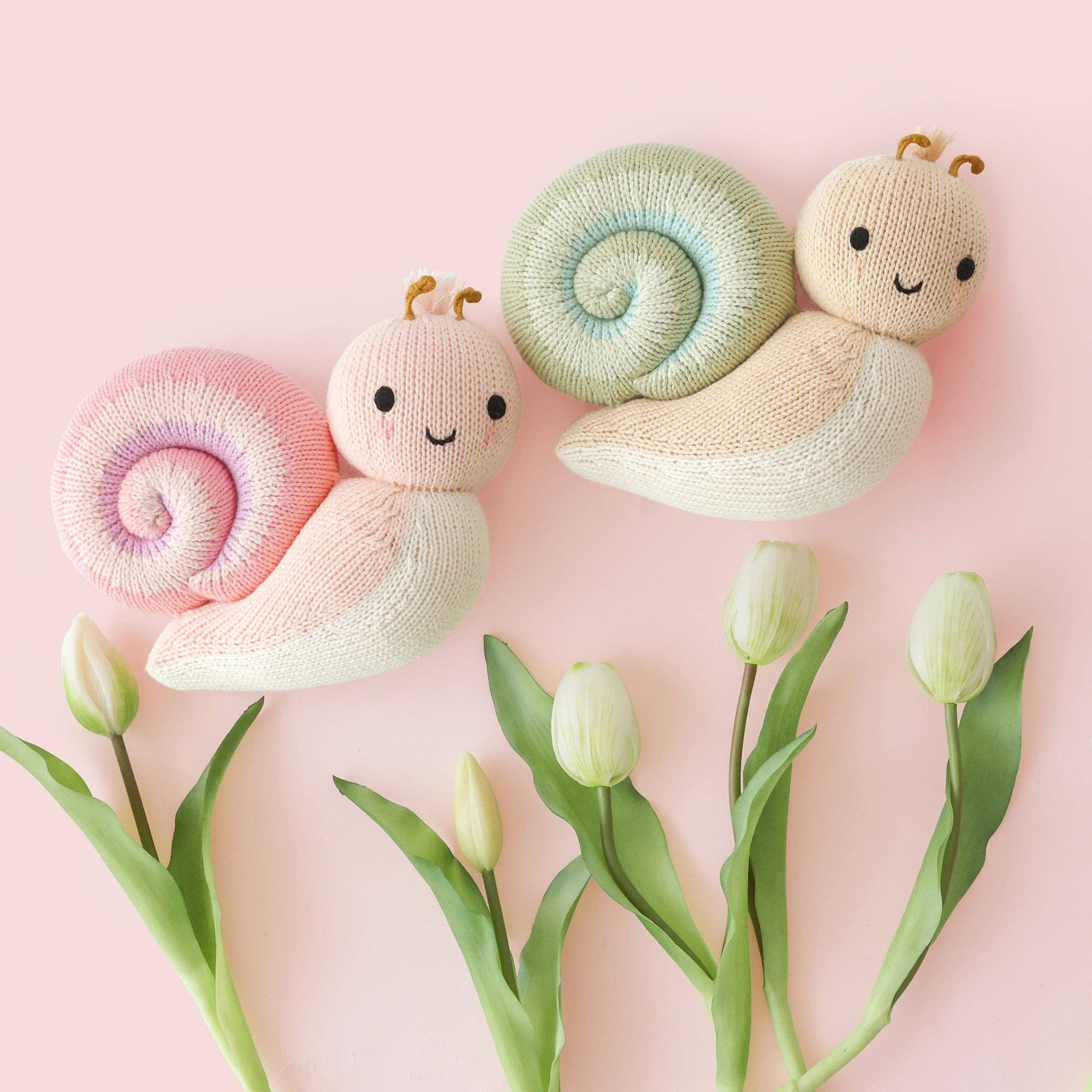 Cuddle + Kind Baby Snail: Peony