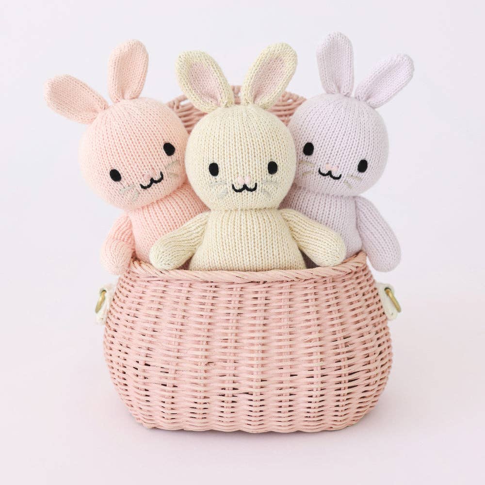 Cuddle+Kind Baby rabbit: Powder Pink