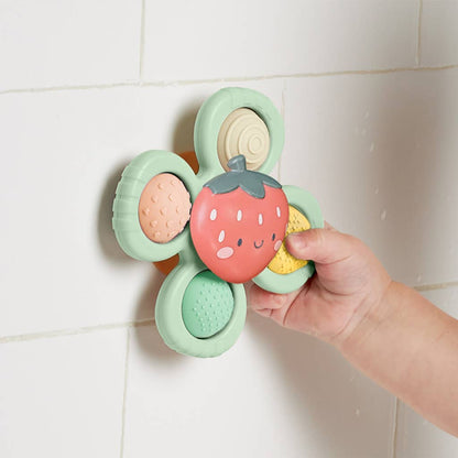 Itzy Pop &amp; Whirl™ - Bath + Travel Toy: Strawberry