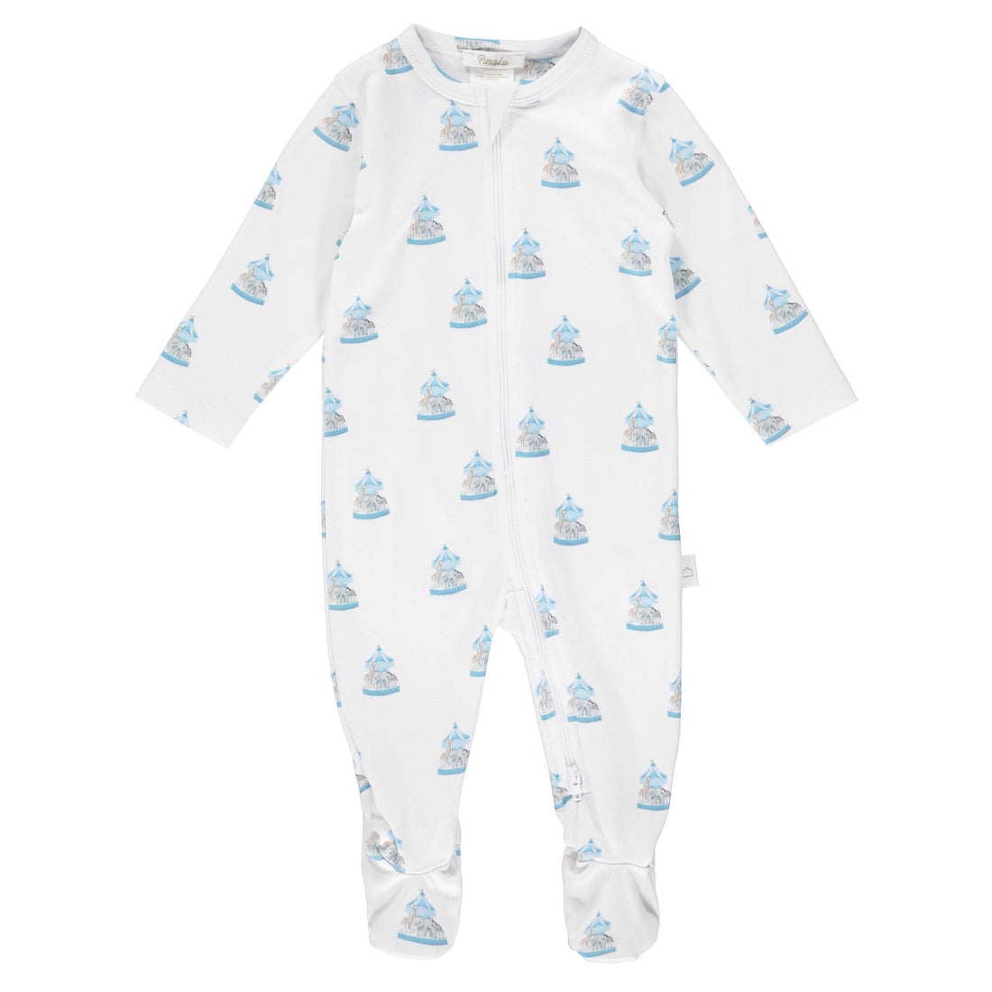Carousel Zipper Footie