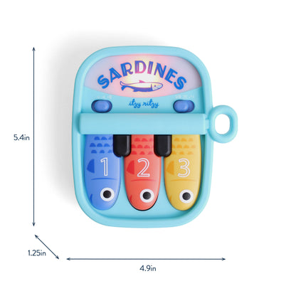 Bitzy Tunes™ Sardines Light-up Interactive Piano Toy