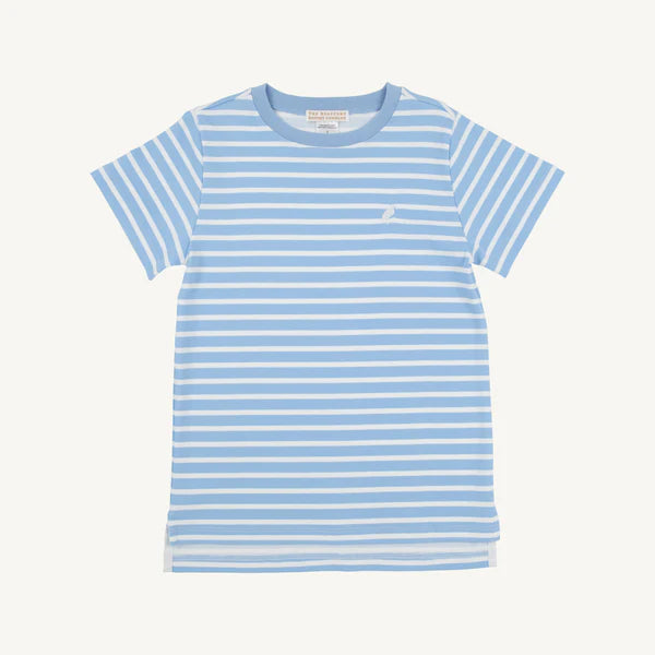 TBBC Carter Crewneck: Sarasota Sky Stripe