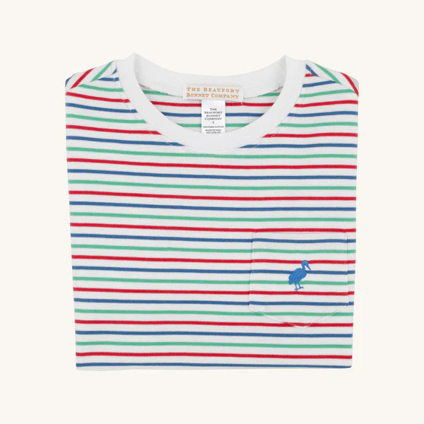 TBBC SS Carter Crewneck: Simsbury Stripe