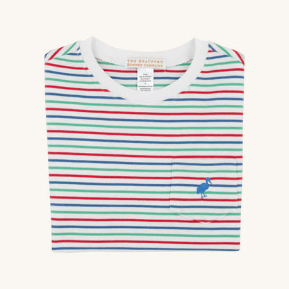 TBBC SS Carter Crewneck: Simsbury Stripe