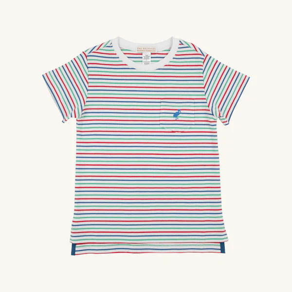 TBBC SS Carter Crewneck: Simsbury Stripe