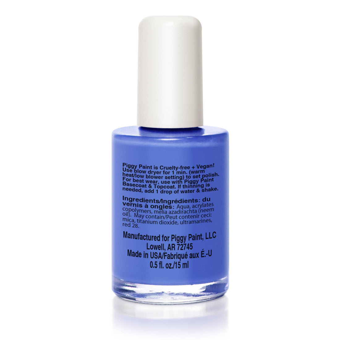 Piggy Paint Nail Polish: Blueberry Patch (Matte Periwinkle Blue)