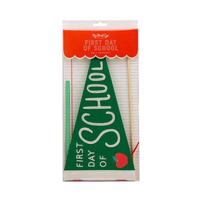 First Day of School Felt Pennant