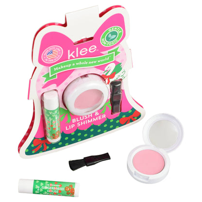 Holiday Blush and Lip Shimmer Set: Garland Pop