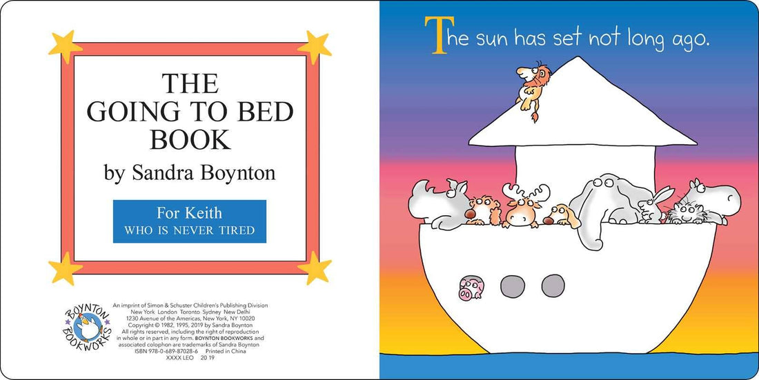 Going to Bed Book by Sandra Boynton Board Book