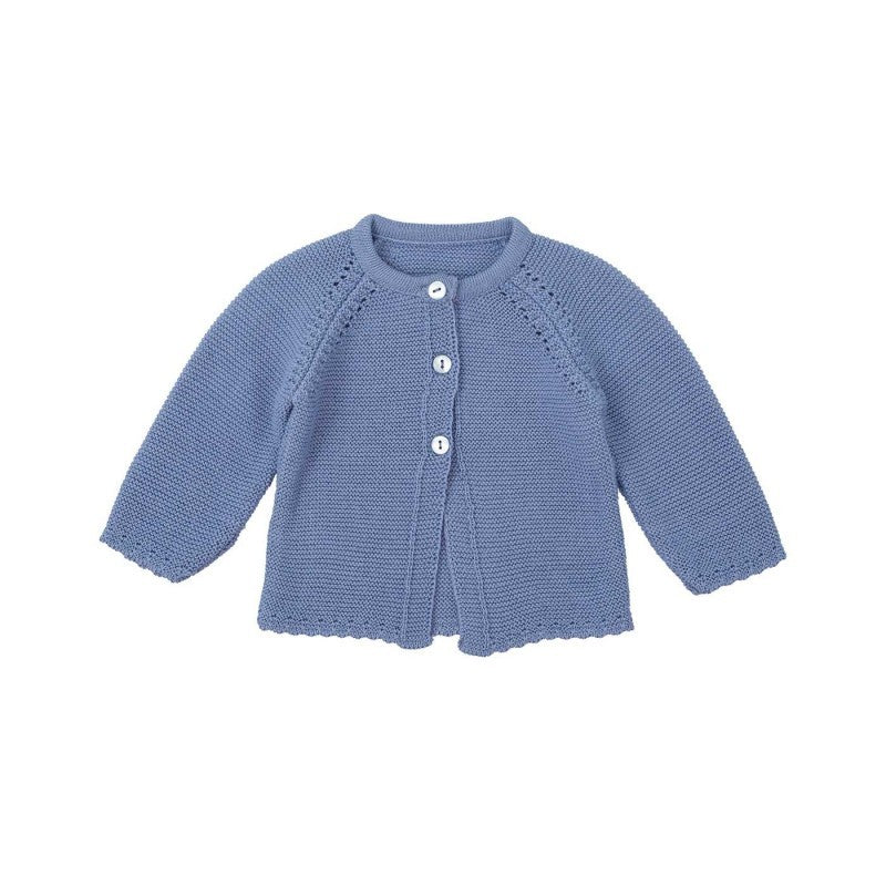 Plumetti Knitted Jacket: Deep Blue