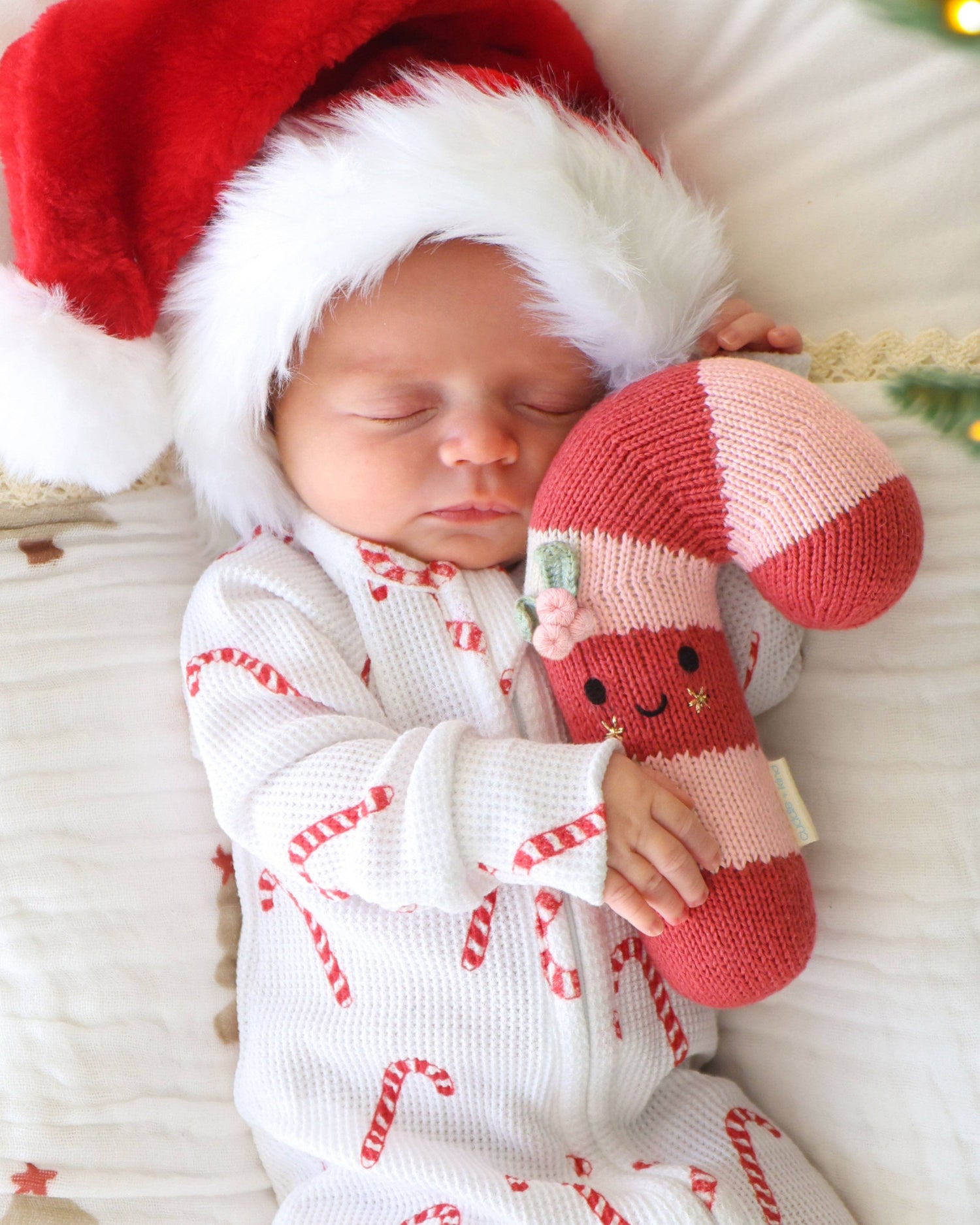 Cuddle + Kind Baby Candy Cane: Blush Stripe
