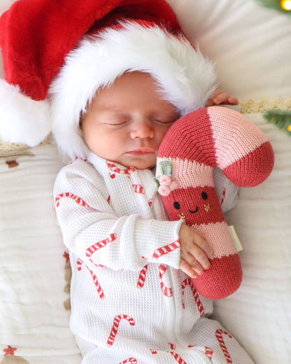 Cuddle + Kind Baby Candy Cane: Blush Stripe