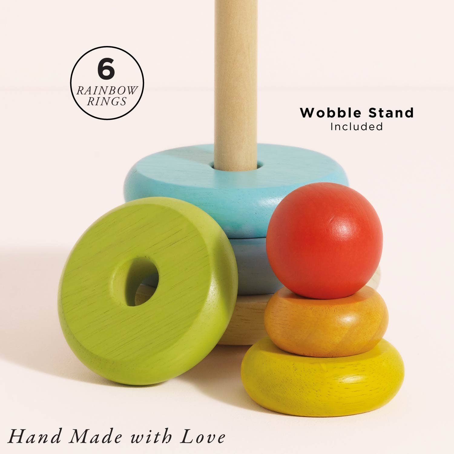 Rainbow Stacking Tower