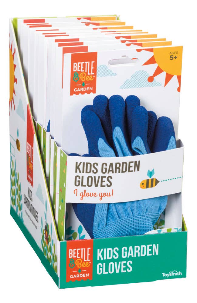 Beetle &amp; Bee Kids Garden Gloves