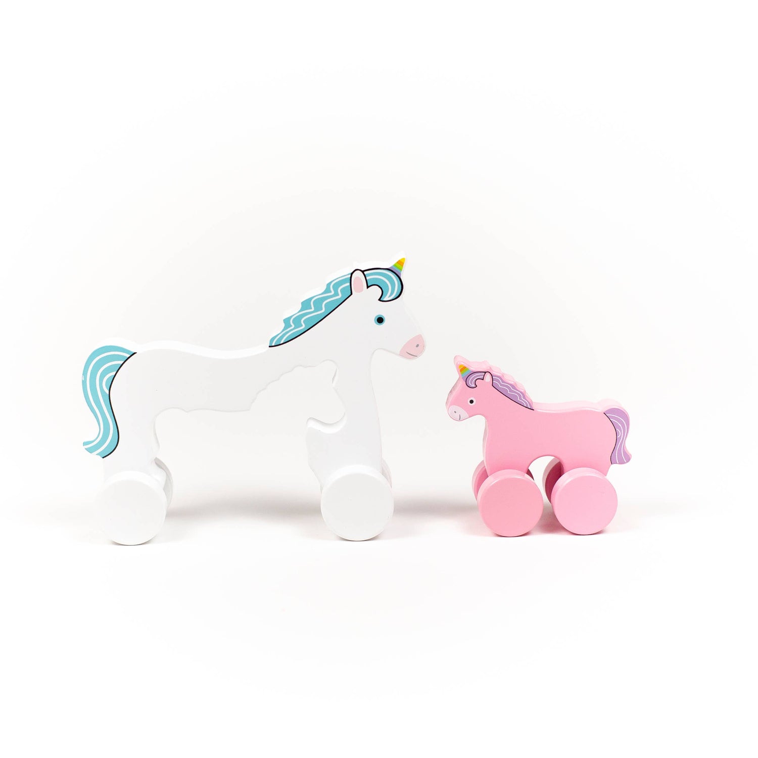 Unicorn Big &amp; Little Wooden Roller