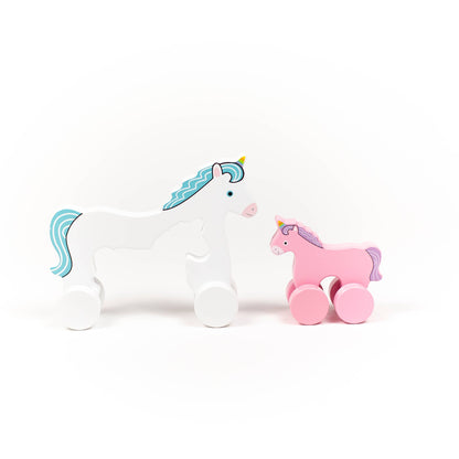 Unicorn Big &amp; Little Wooden Roller