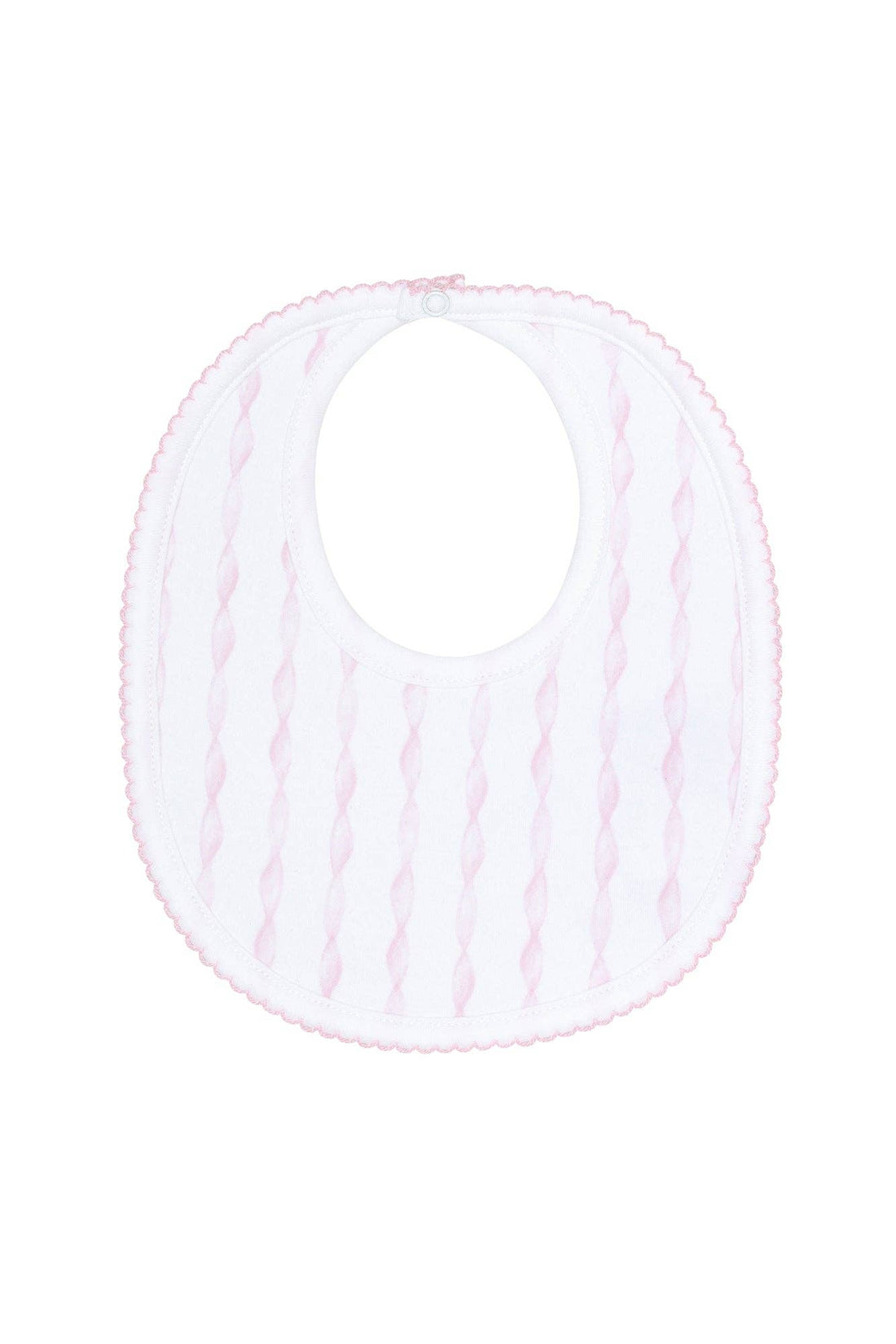 Pink Twirls Bib
