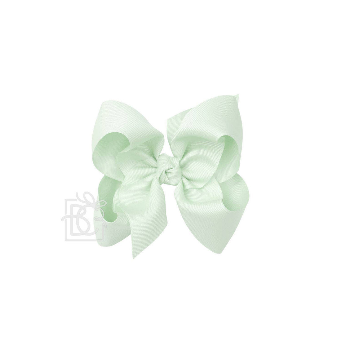 5.5&quot; Hairbow on Alligator Clip: Powder Mint