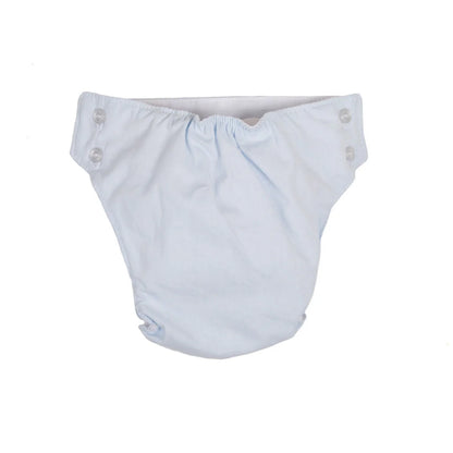 TBBC Dalton Diaper Cover: Buckhead Blue Broadcloth