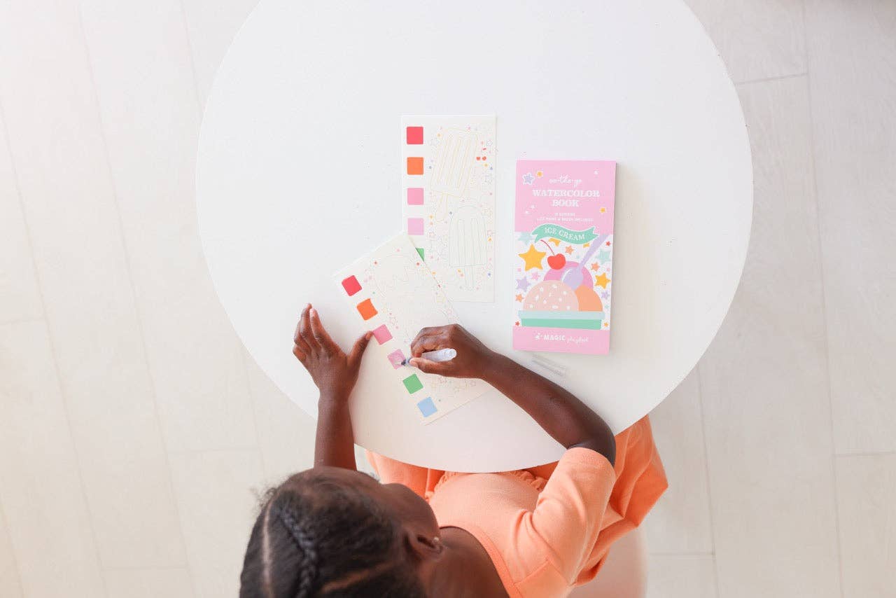 Ice Cream Watercolor Book