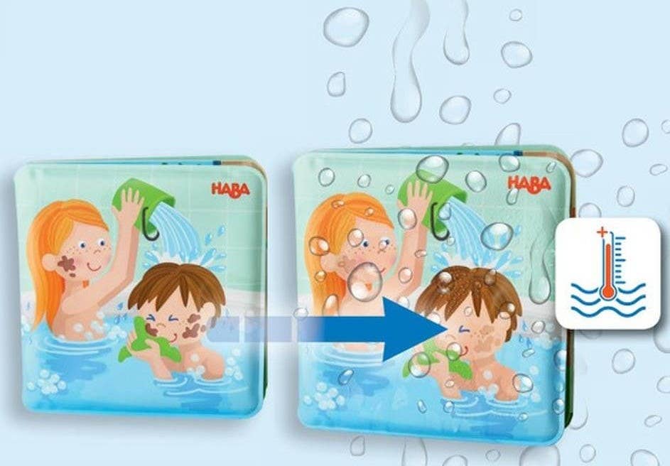 Magic Color Changing Wash Away Bath Book: Paul and Pia