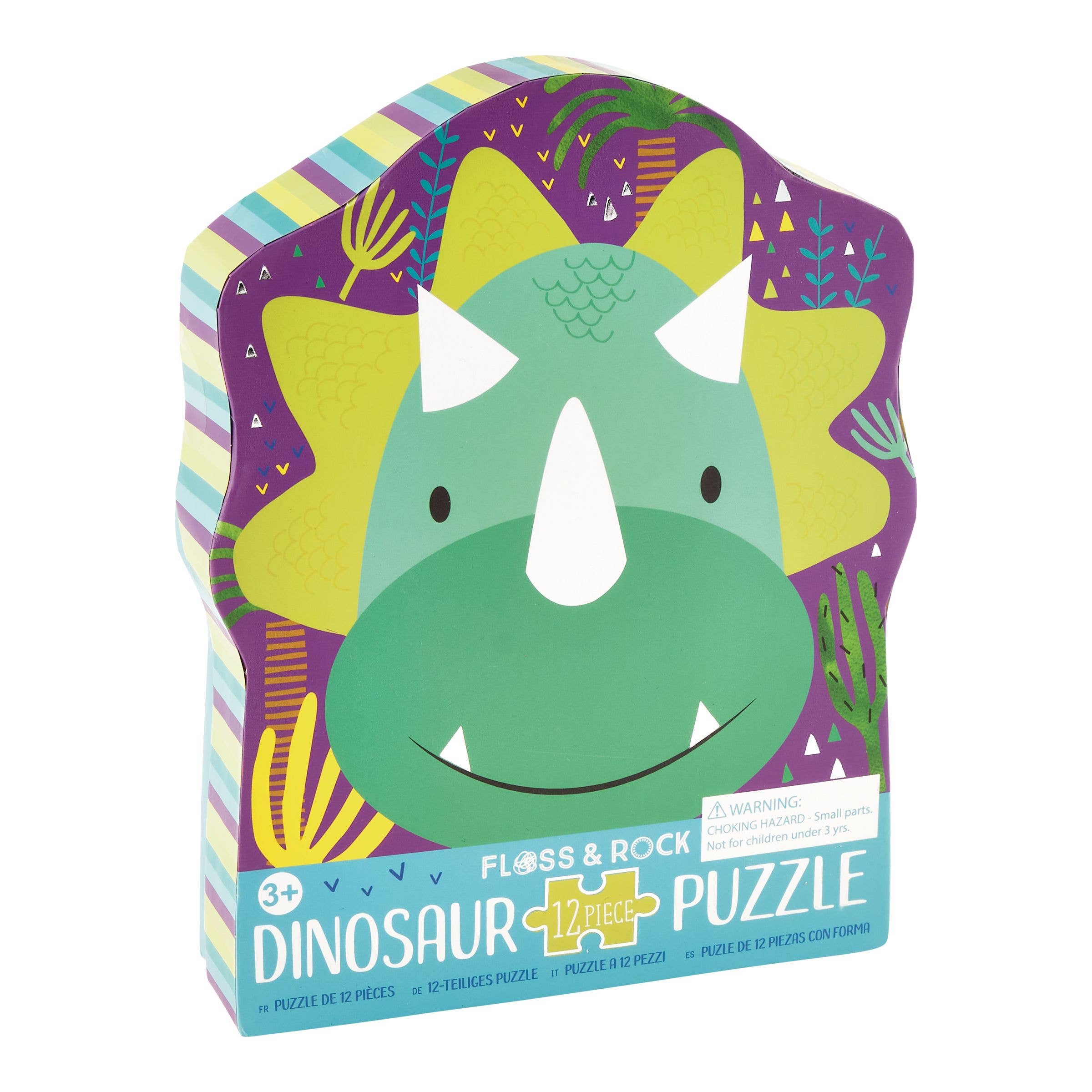 Dinosuar 12pc Shaped Jigsaw Puzzle