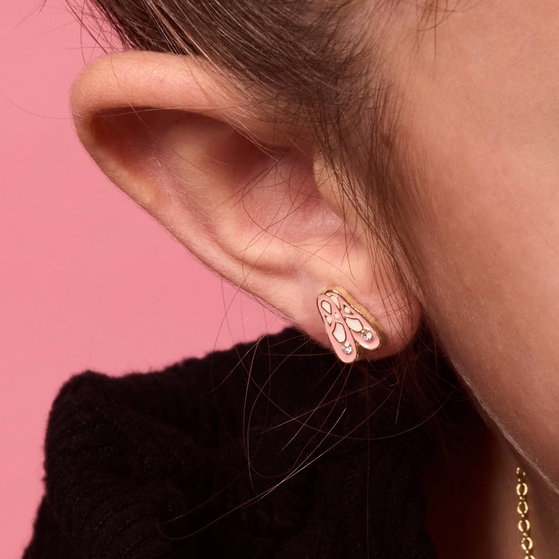 Ballet Slippers Cutie Stud Earrings for Girls
