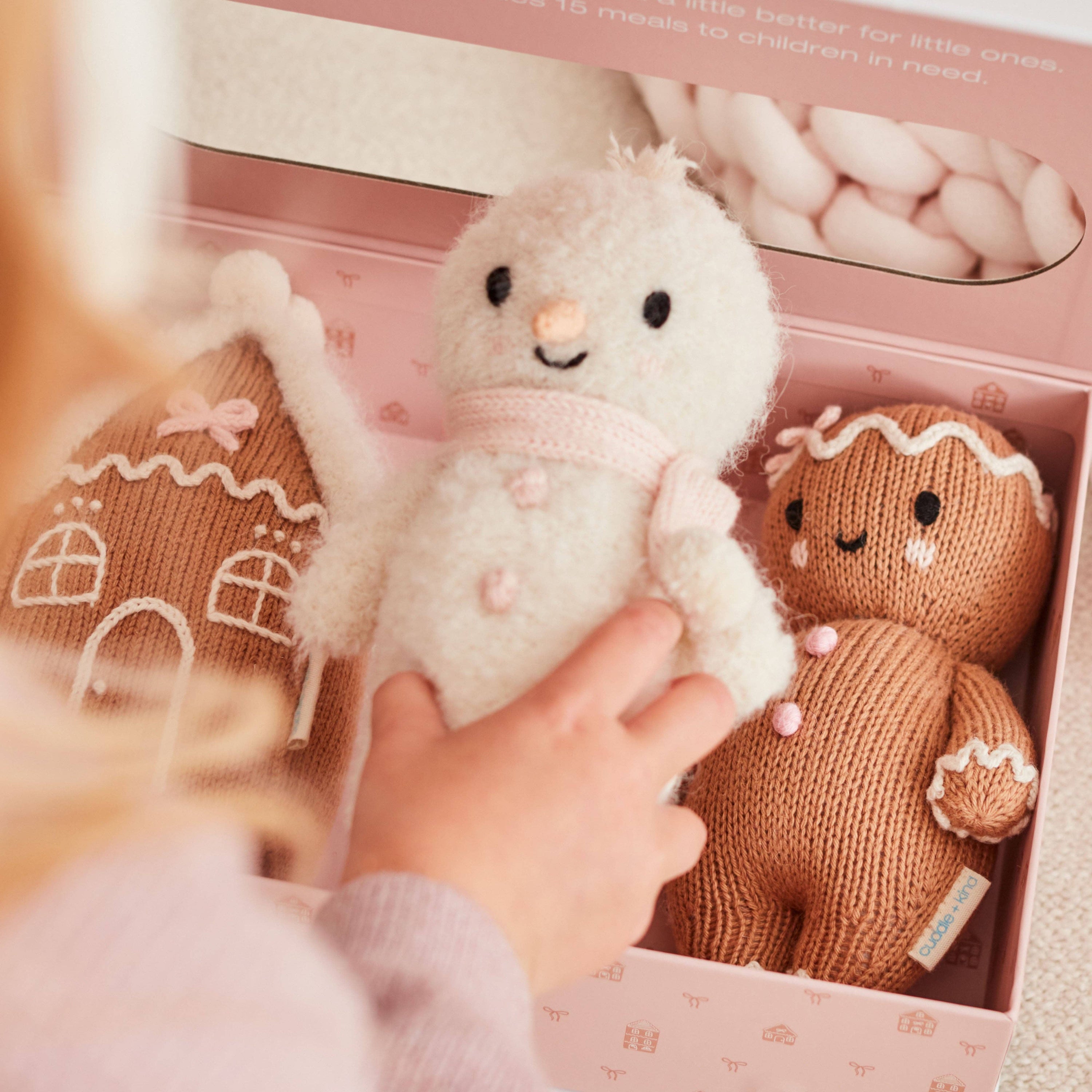 Cuddle + Kind Baby Snowman (Blush)