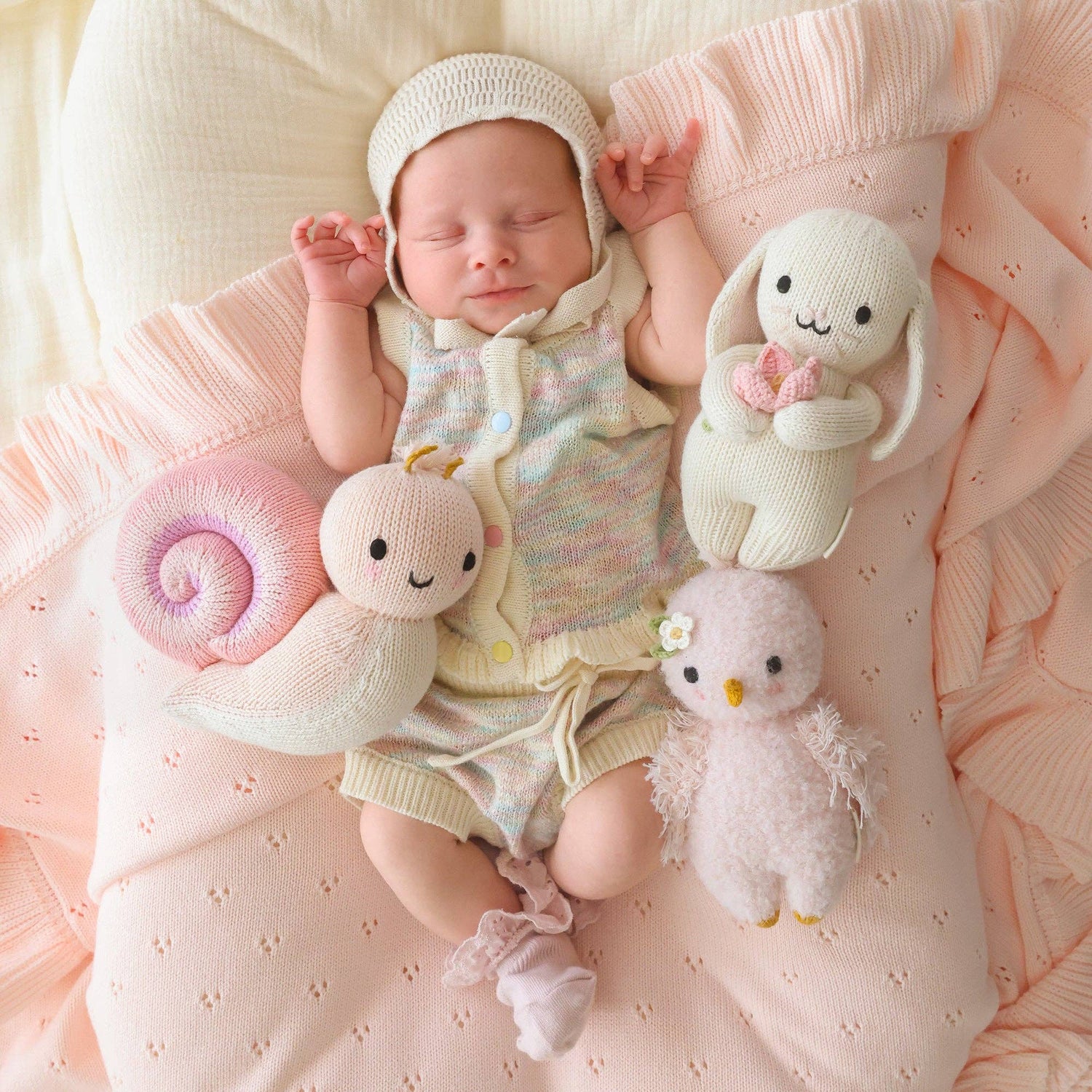 Cuddle + Kind Baby Snail: Peony
